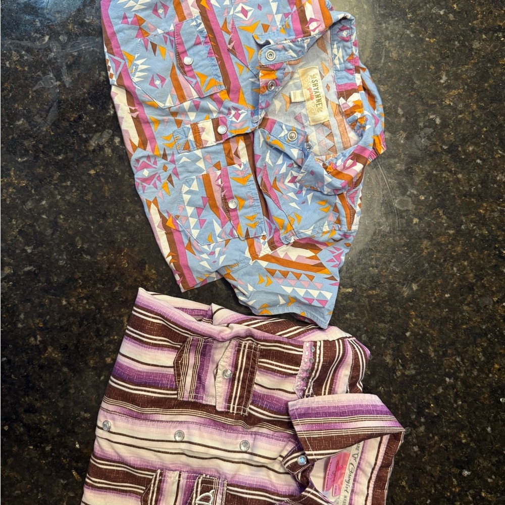 Cowgirl Tuff & Shyanne Cowgirl Button Down Onesies